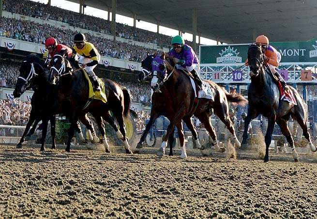 A crowd of 100,000-plus anxiously watched as California Chrome approached Triple Crown history.